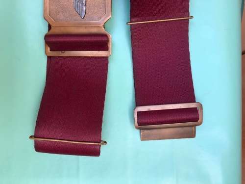 SADF 44 Parachute Bridage Stable belt and buckle