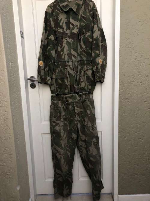 Rhodesian BSAP cammo jacket and pants