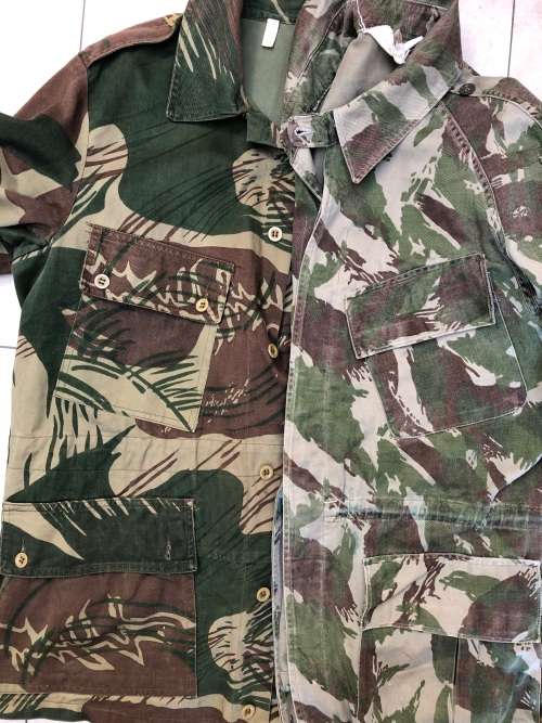 Rhodesian BSAP cammo jacket and pants