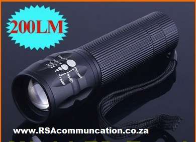 Torch Super Bright 200 Lumen LED