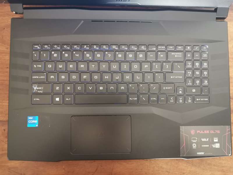 MSI 17inch Core Intel i7 16GB DDR4 Ram 256GB NVME