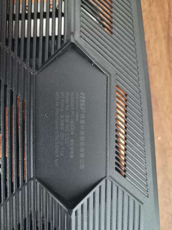 MSI 17inch Core Intel i7 16GB DDR4 Ram 256GB NVME