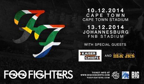 Foo Fighters JHB Golden Circle Tickets