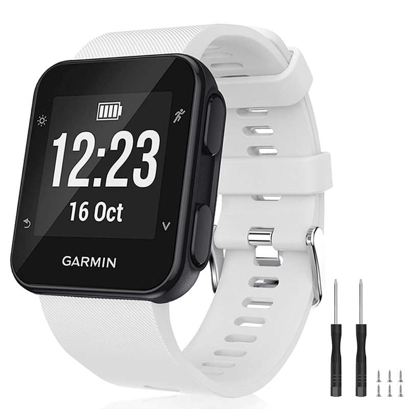 Watch Strap for Garmin Forerunner 35 - White
