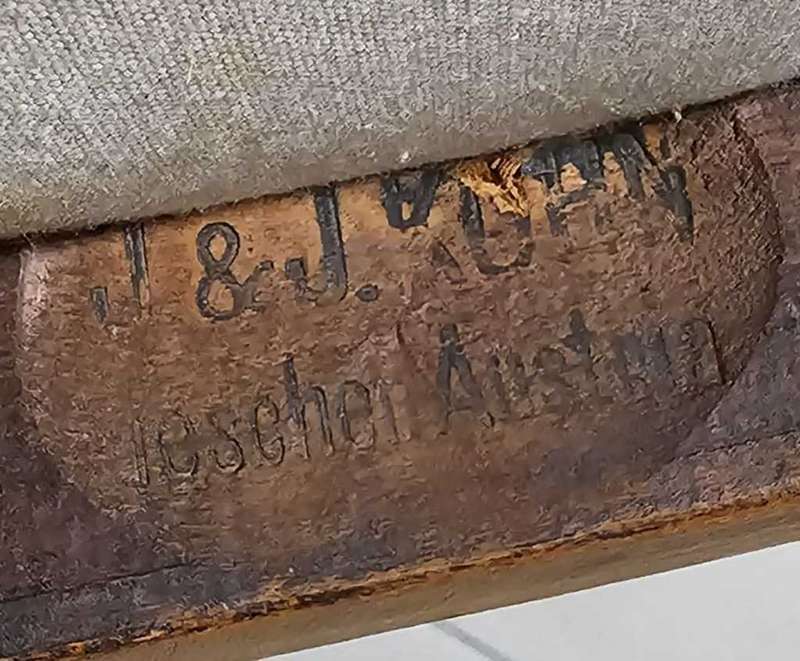 Antique J & J Kohn Office Armchair No.44 - VERY COLLECTIBLE