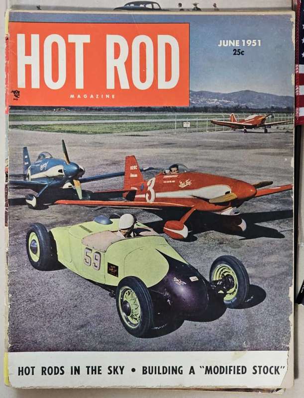 Vintage Collection of HOT ROD Magazines 1950s & Book - AMAZING ITEMS
