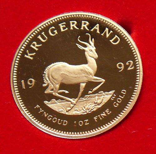 VERY VERY RARE ** 1992  PROOF 1 oz KRUGERRAND **