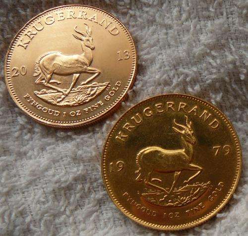 KRUGERRAND 1 oz GOLD  ** X 2,bid per coin **