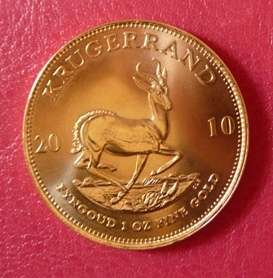 KRUGERRAND 1 oz GOLD  ** X 2,bid per coin **