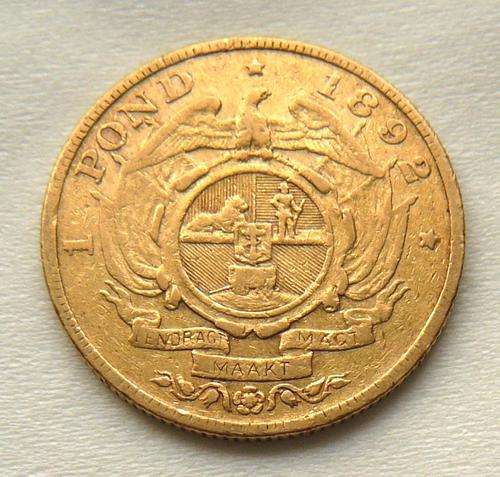 @@ RARE @ SINGLE SHAFT ZAR GOLD KRUGER POND 1892