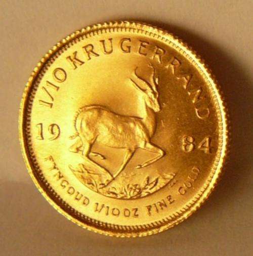 KRUGERRAND 1/10 oz GOLD  ** 24 coins available, bid per coin **
