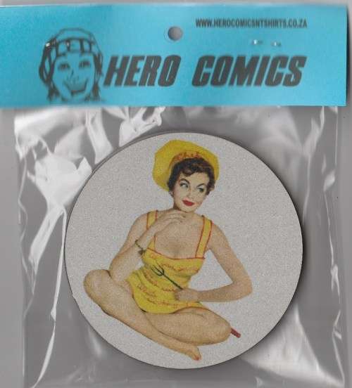 Vargas girl coasters