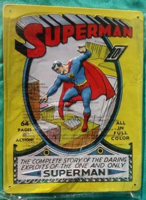 Superman tin sign - New sealed