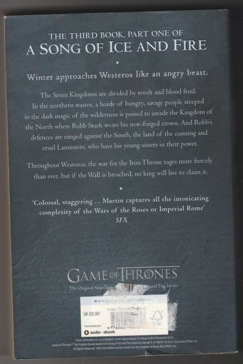 A Storm of swords 1: Steel and snow - George R. R. Martin