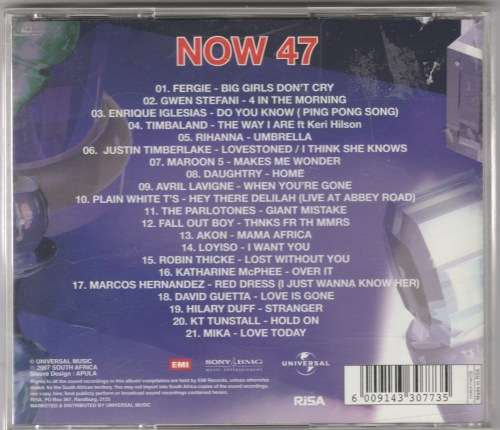 Now that`s what I call music! 47