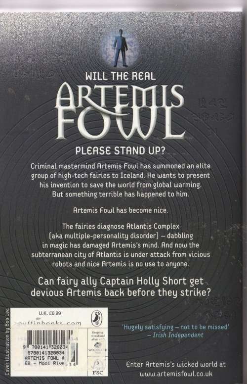 Artemis Fowl and the Atlantis complex