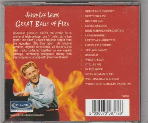 Jerry Lee Lewis - Great balls of fire