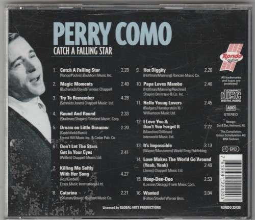 Perry Como - Catch a falling star