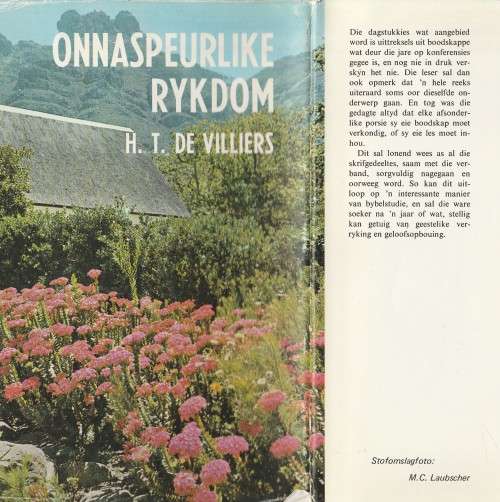 H.T. De Villiers - Onnaspeurlike Rykdom