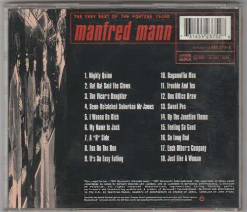 The very best of Manfred Mann
