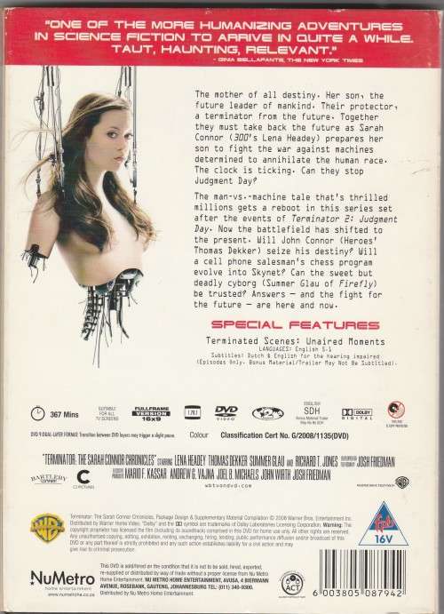 Terminator : The Sarah Connor chronicles - The complete first season