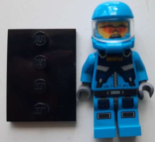 Lego blue figure