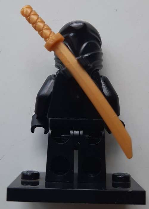 Lego ninjago black ninja figure