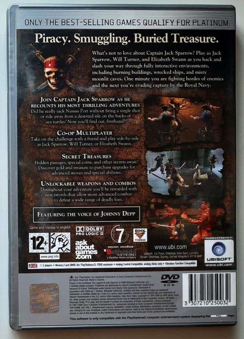 Pirates of the Caribbean: The legend of Jack Sparrow (playstation 2)