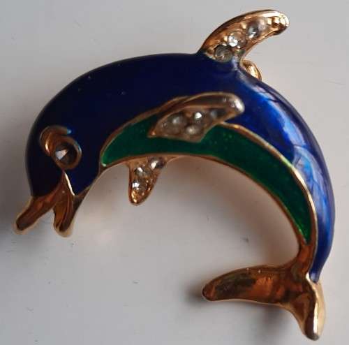 Dolphin brooch