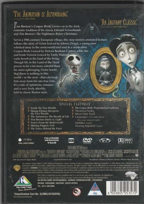 Tim Burton`s Corpse Bride