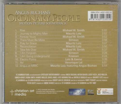 Angus Buchan`s Ordinary People - Soundtrack