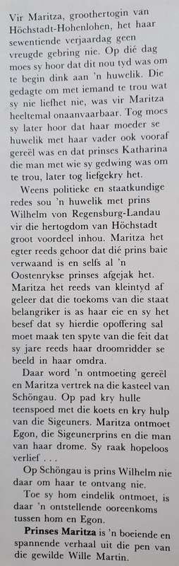Wille Martin - Prinses Maritza