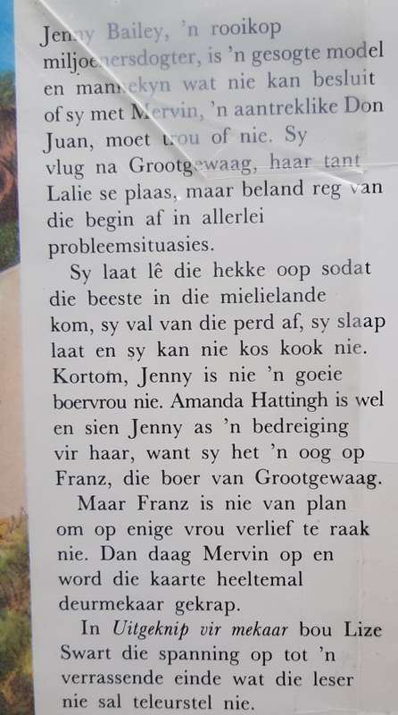 Lize Swart - Uitgeknip vir mekaar