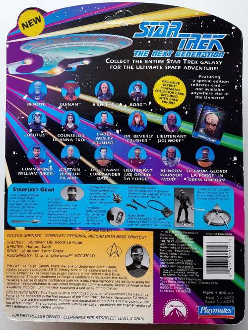 Star  Trek: TNG - Lt. Commander La forge