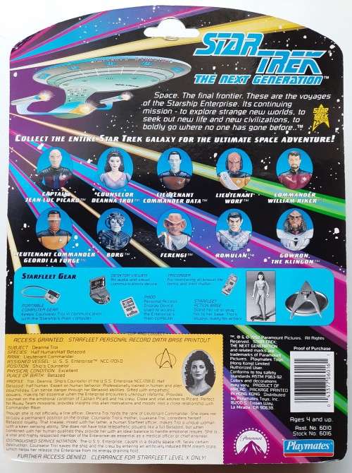 Star  Trek: TNG - Lieutenant Commander Deanna Troi