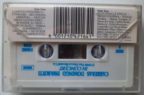 Carreras, Domingo, Pavarotti in concert(tape)