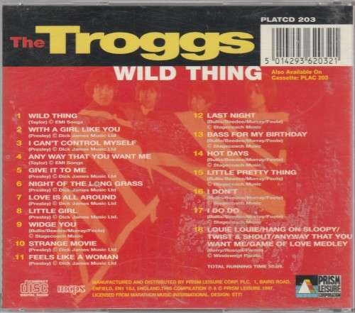 The Troggs - Wild thing