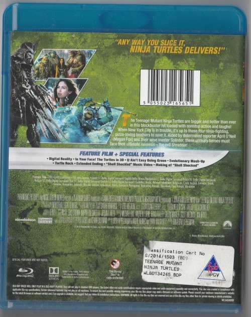 Teenage mutant ninja turtles ( Blu-ray)