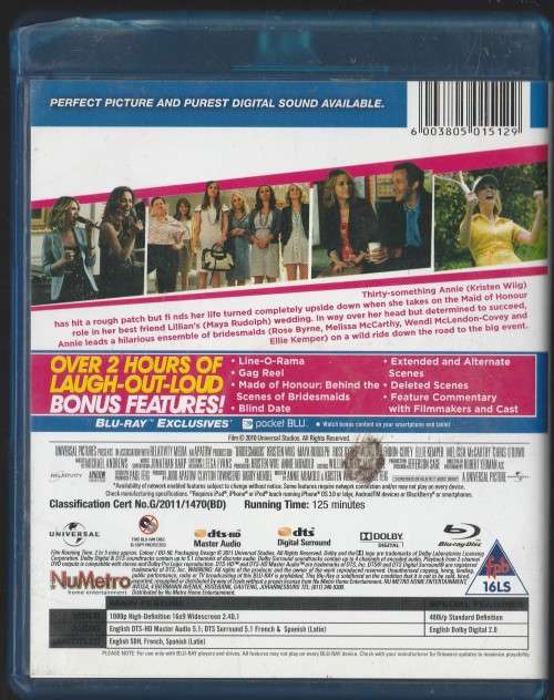 Bridesmaids ( Blu-ray)