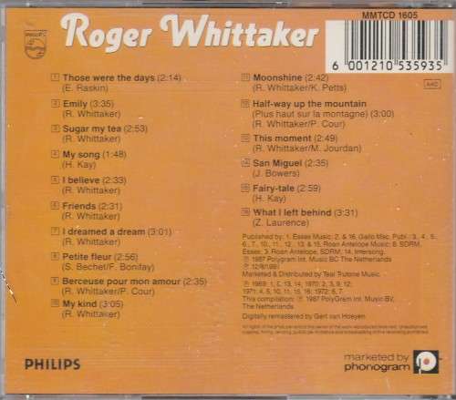 Roger Whittaker - Those were the days