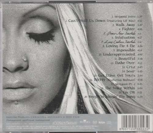 Christina Aguilera Stripped