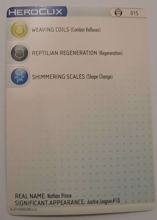 Heroclix #15 Copperhead