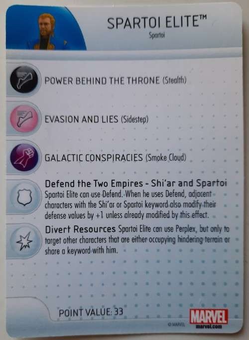 Heroclix #11a Spartoi elite