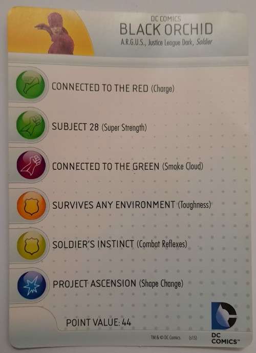 Heroclix #5 Black Orchid