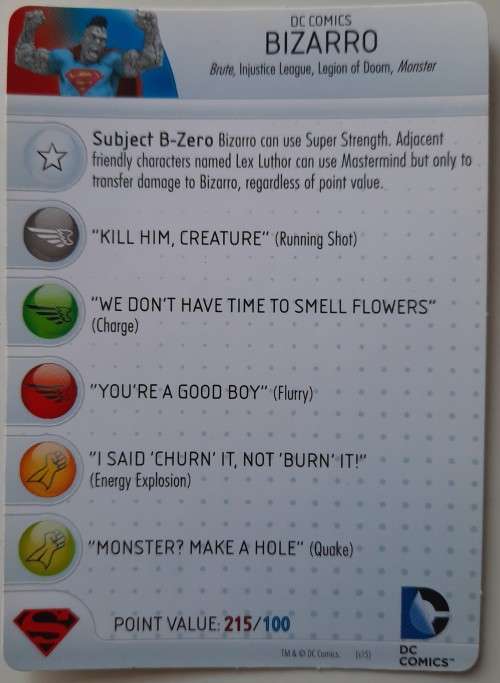 Heroclix #17 Bizarro