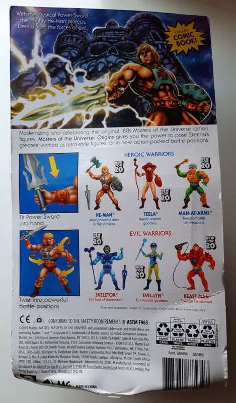 Masters of the Universe Origins He-Man retro play