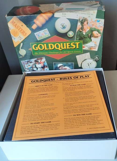 Goldquest board game
