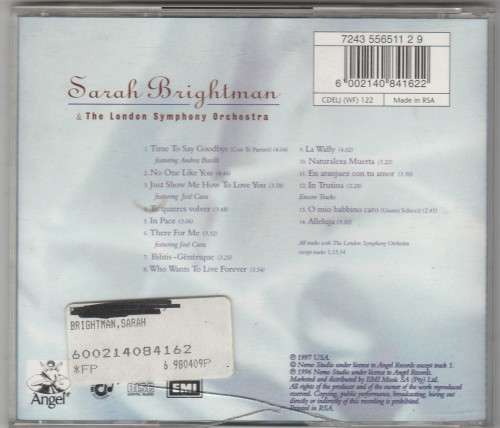 Sarah Brightman - Time to say goodbye