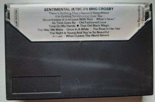 Sentimental Bing Crosby (Tape)
