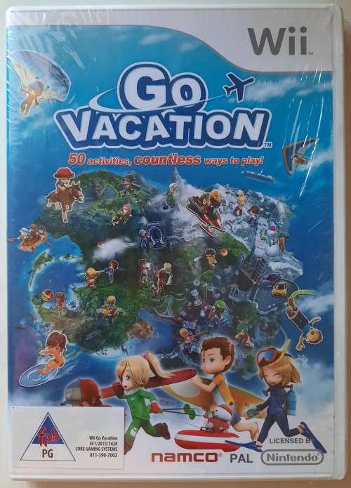 Wii Go Vacation (Sealed)